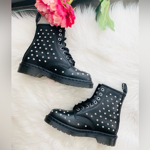 Dr. Martens 1460 Studded Boots - Picture 4 of 9